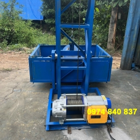 Vận Thăng Nâng Hàng cao 18m 500kg điện thế 220V