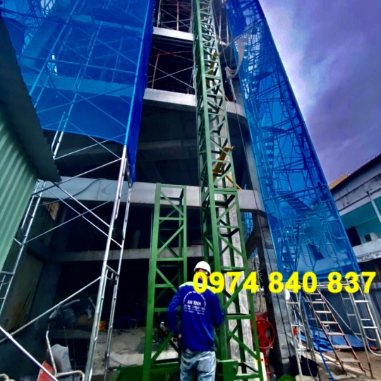Vận Thăng Nâng Hàng 1200kg cao 35m M01