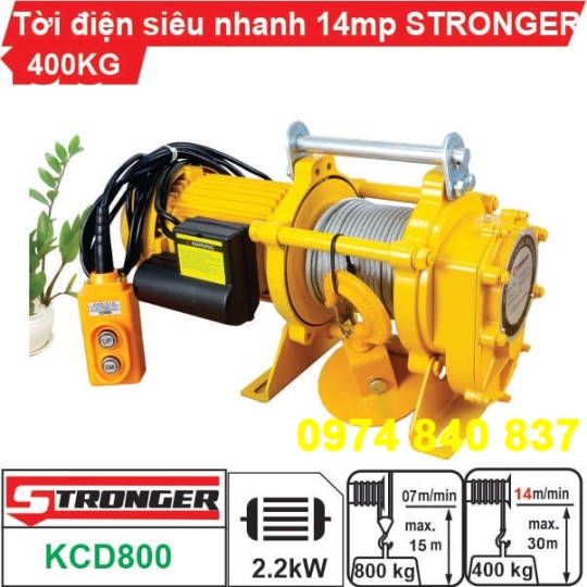 Tời dây Tời Điện siêu nhanh TĐ01